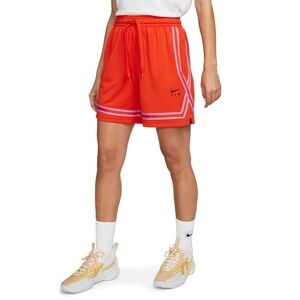 neon orange Nike Kids Fly Crossover Shorts size large youth